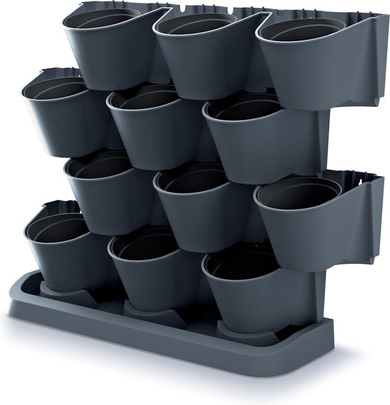 Verticale Modulaire Plantenbak Antraciet 67×18×57 cm