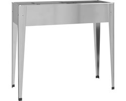 vidaXL Gegalvaniseerde stalen plantenbak 100x40x90 cm