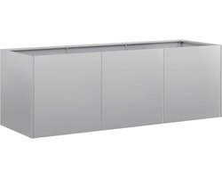Gegalvaniseerde stalen plantenbak 120×40×40 cm voor tuin