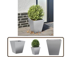 Gegalvaniseerde stalen plantenbak 30x30x30 cm