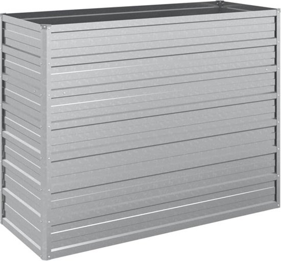 vidaXL Verhoogde Plantenbak 100x40x77 Gegalvaniseerd Staal