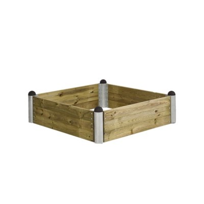 Vierkante Geïmpregneerde Houten Moestuinbak 140x140 cm
