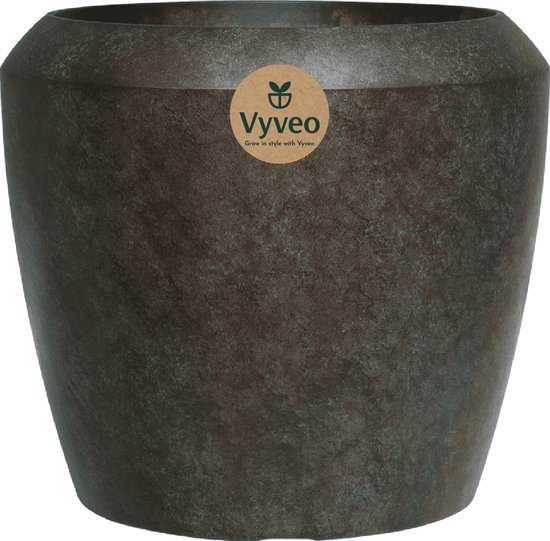 Vyveo Liora bloempot 34x31 - Goud metallic, Binnen & Buiten