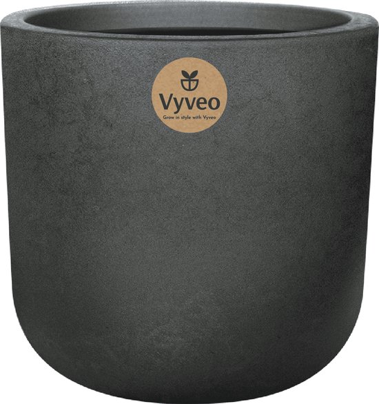 Vyveo Orena Bloempot 56x54 - Zilver Metallic, Binnen/Buiten