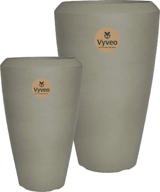Vyveo Nalou Bloempot Set 2 Beige - Binnen & Buiten