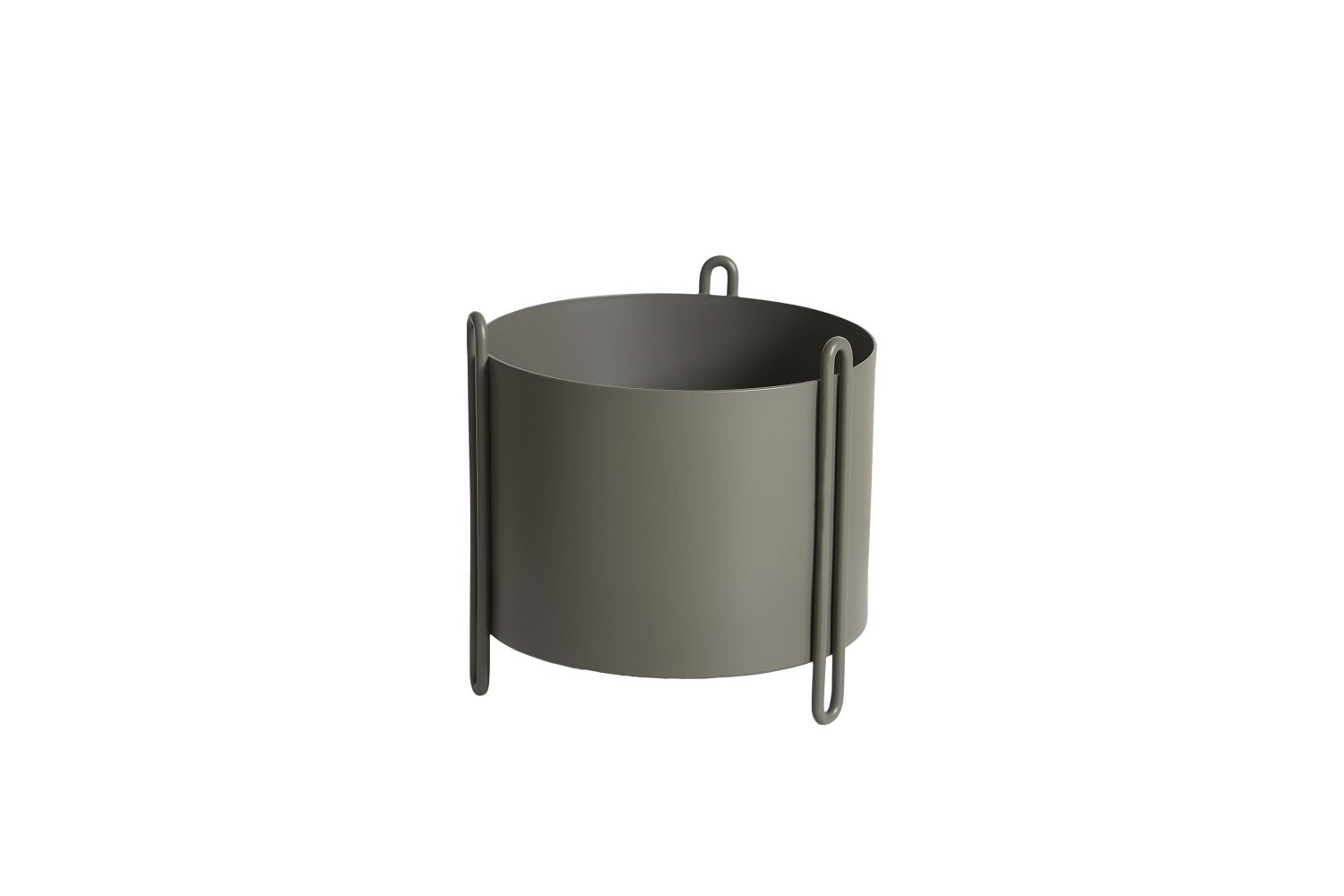 Woud Pidestall Plantenpot Taupe - Klein