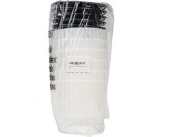 Set van 6 Grote Zelfwaterende Bloempotten - Macaron Wit