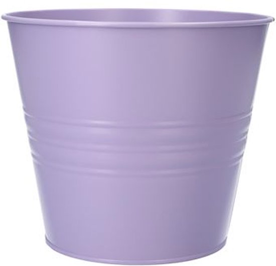 Zinken bloempot lila Ø16 x H13 cm - plantenpot